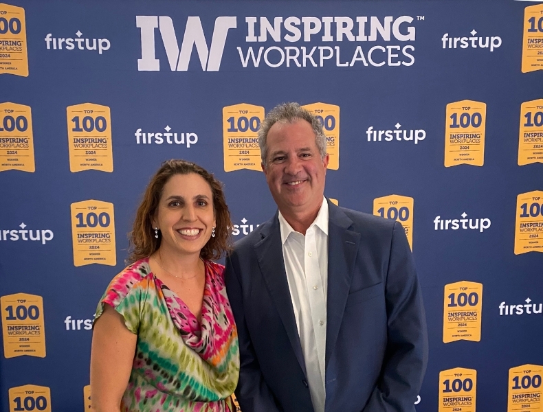 Ranya Hahn, Chief Human Resources Officer, pictured with David Young, Participate Learning CEO. 