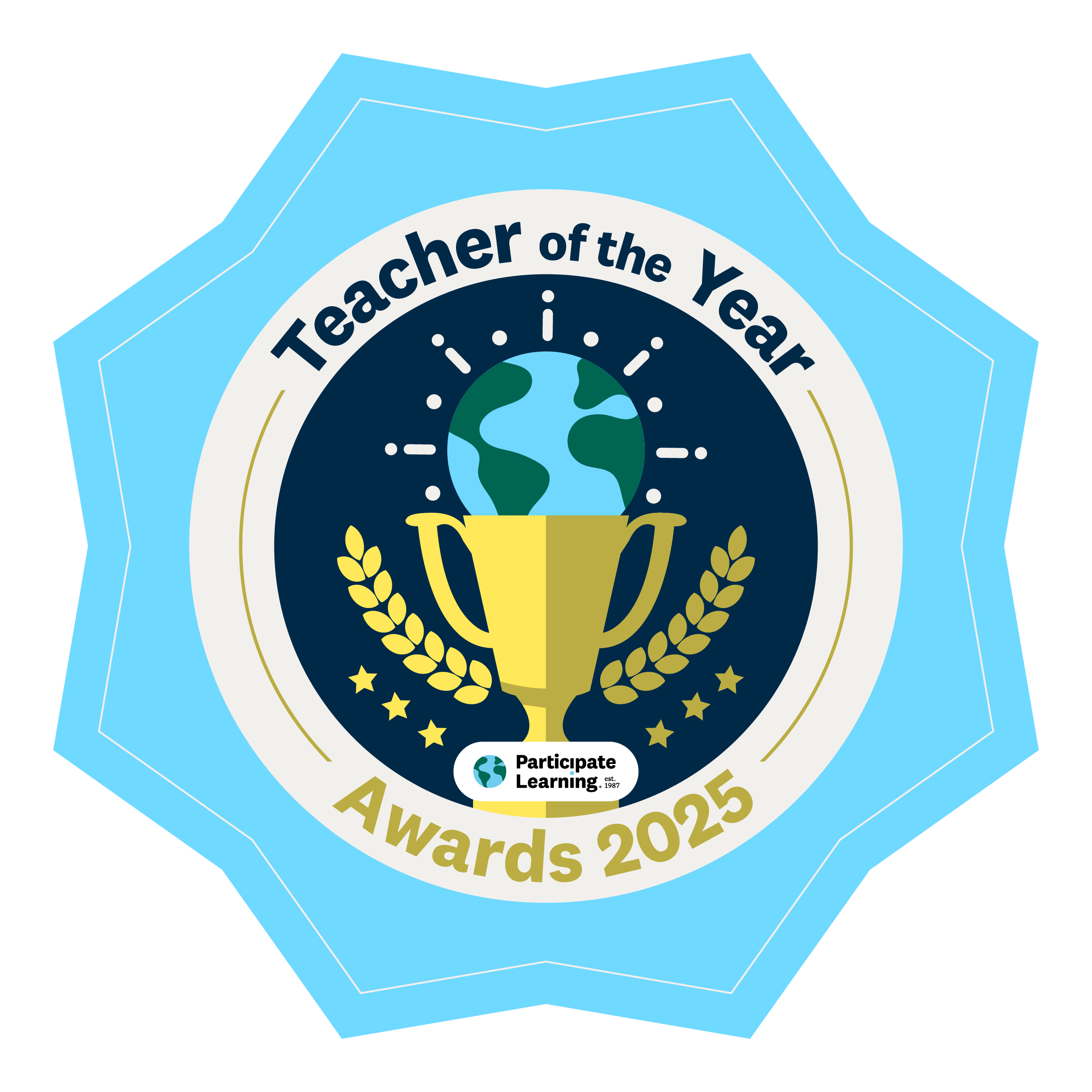 2025 Teacher of the Year Badge