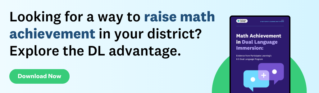 Looking for a way to raise math achievement in your district? Explore the DL advantage. Download the white paper.