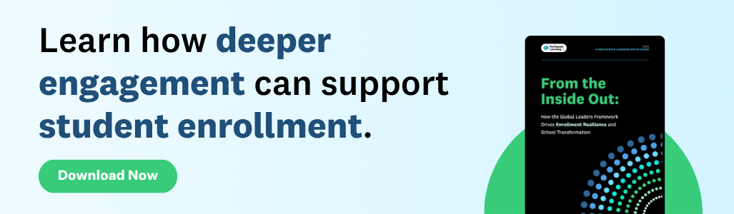 Learn how deeper engagement can support student enrollment. Download Our White Paper