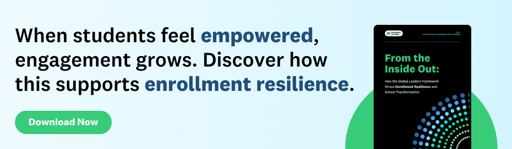 When students feel empowered, engagement grows. Discover how this supports enrollment resilience. Download Our White Paper.