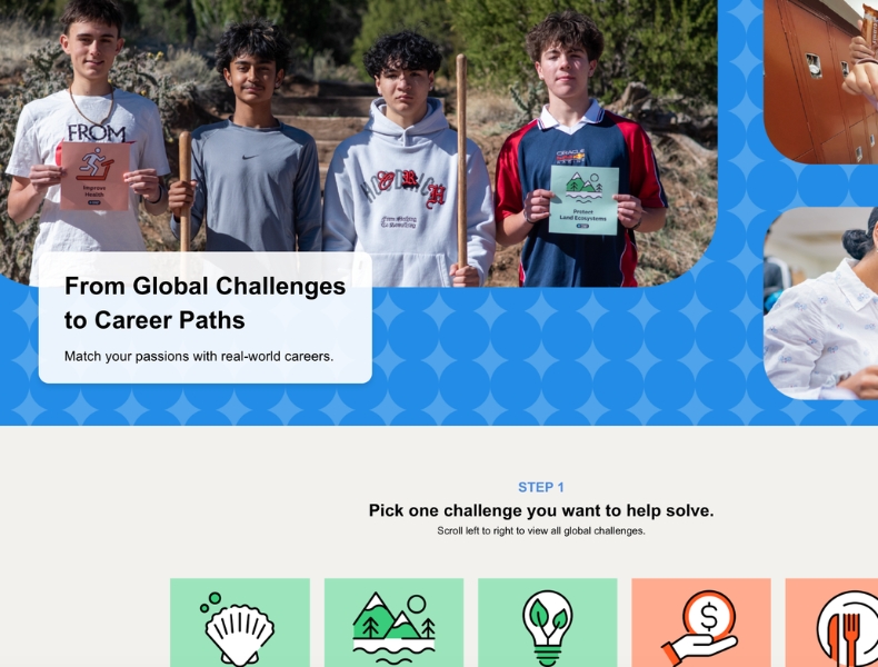 Preview of Participate Learning's From Global Challenges to Career Paths tool
